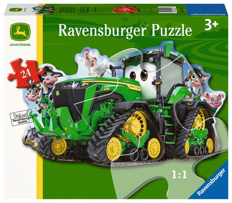 John Deere Tractor Shaped Floor Puzzle 24 pcs