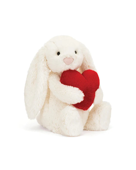 Jellycat Bashful Red Love Heart Bunny