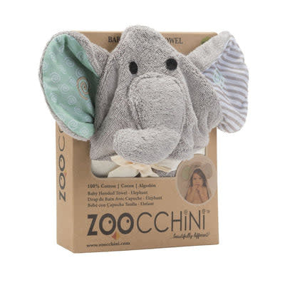 Zoocchini Baby towel - Elephant