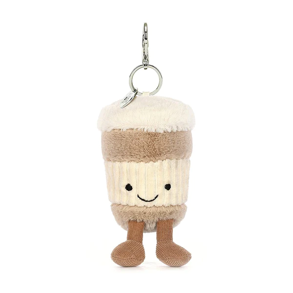 Jellycat Coffee-To-Go Bag Charm