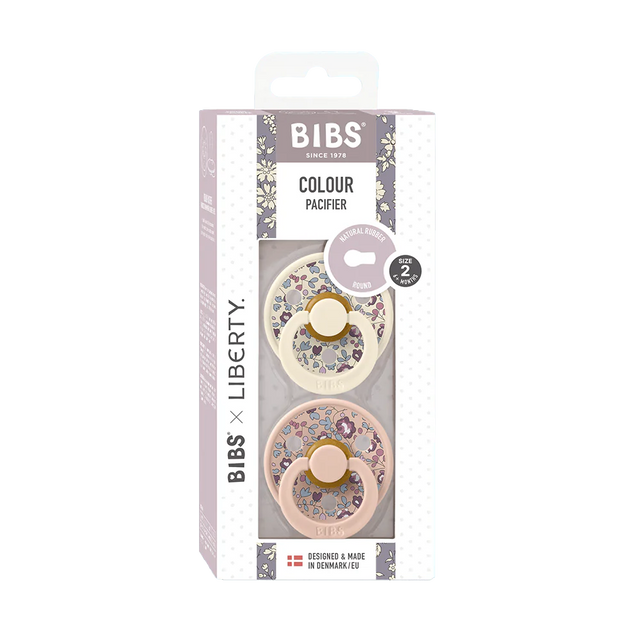 BIBS x LIBERTY Colour 2 Pack Eloise - Blush Mix