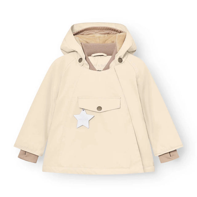 Mini A Ture MATWANG fleece lined winter jacket Angora Cream