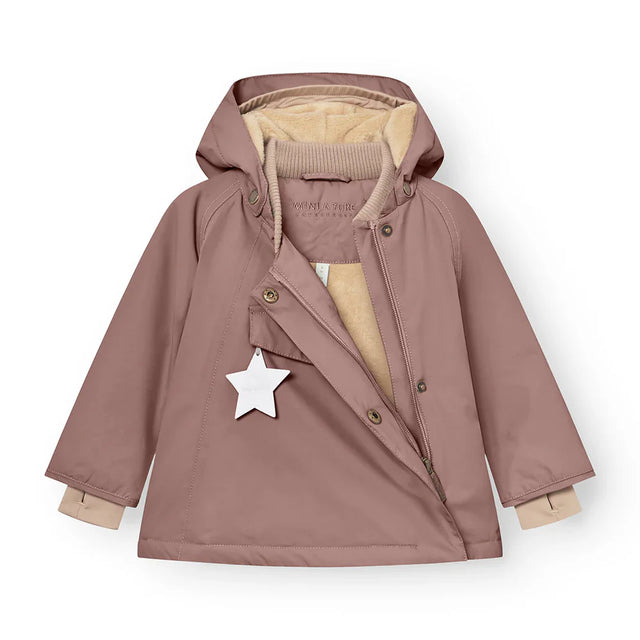 Mini A Ture MATWANG fleece lined winter jacket - Plum