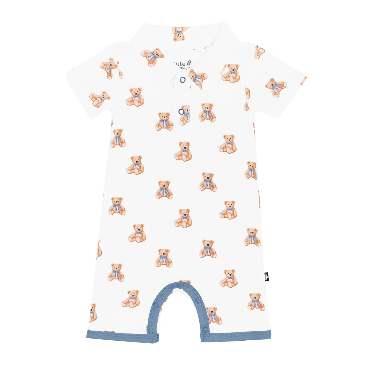 Kyte baby Polo Shortall in Teddy Bear