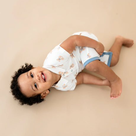 Kyte baby Polo Shortall in Teddy Bear