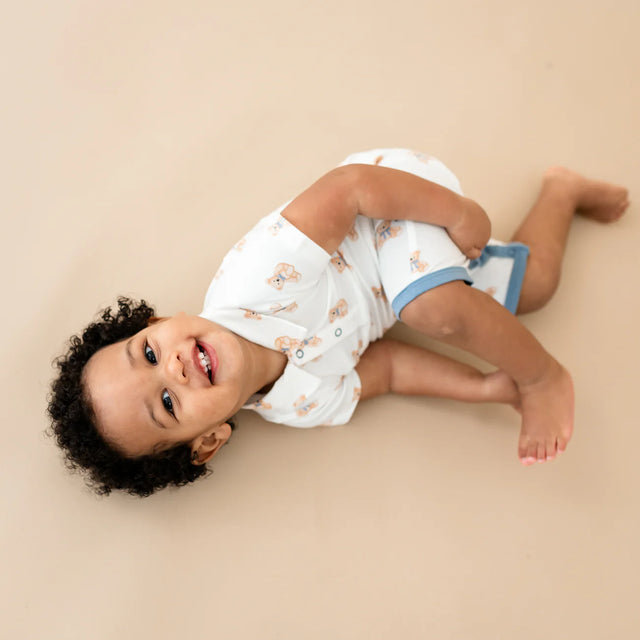 Kyte baby Polo Shortall in Teddy Bear