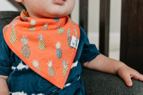 Copper Pearl Baby Bandana Bibs -  Maui