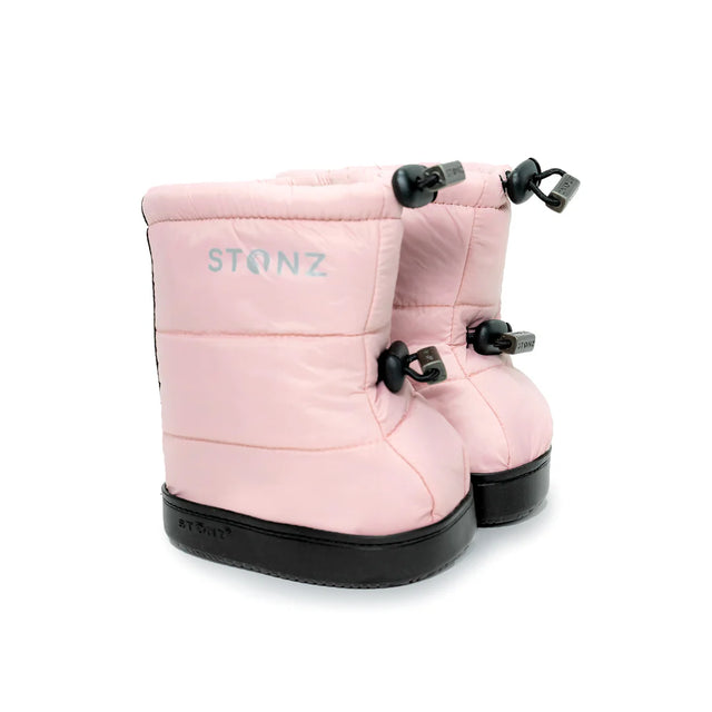 Stonz Toddler Puffer Booties - Haze Pink