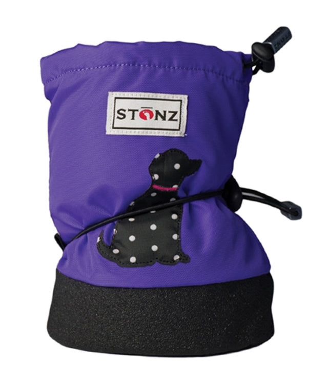 STONZ Booties - Polka Dog Purple