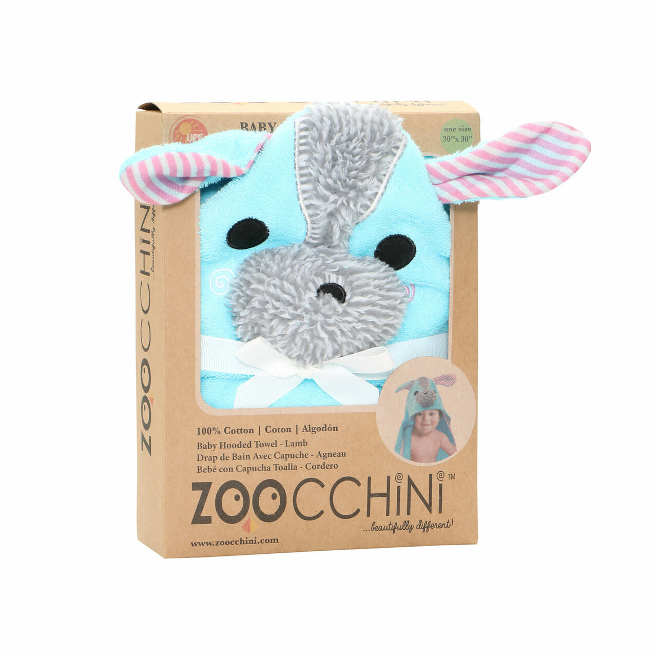 Zoocchini Baby towel - Yoko Yorkie