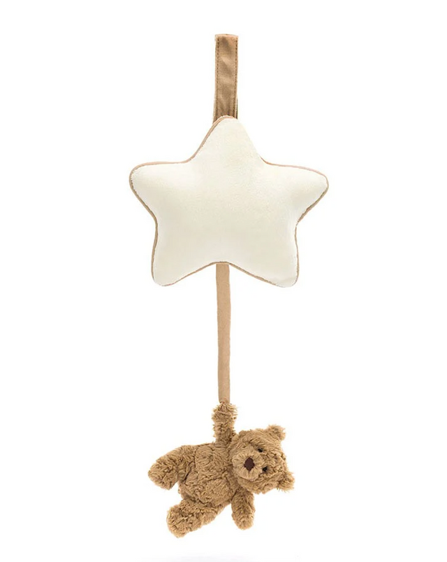 jellycat Bartholomew Bear Musical Pull