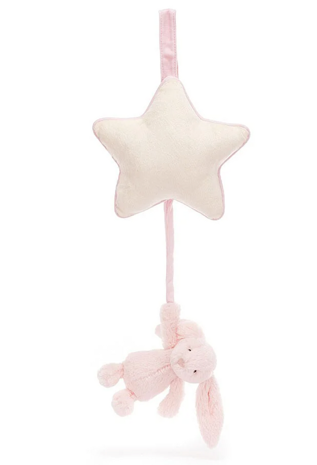 Jellycat Bashful Pink Bunny Musical Pull