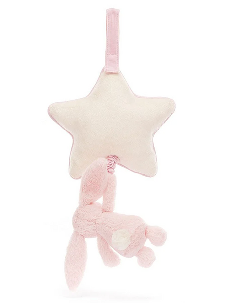 Jellycat Bashful Pink Bunny Musical Pull