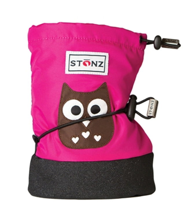 STONZ Booties - Owl Fuchsia