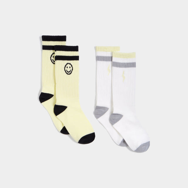 "Smiles for Miles" Tall Socks (2-Pack)