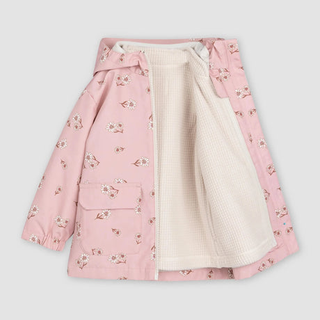 Miles the Label Daisy Print on Rose 3-in-1 Jacket