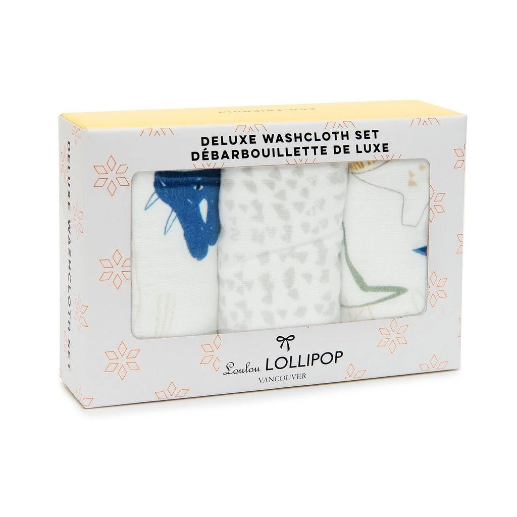 Loulou Lollipop Washcloth 3-piece Set