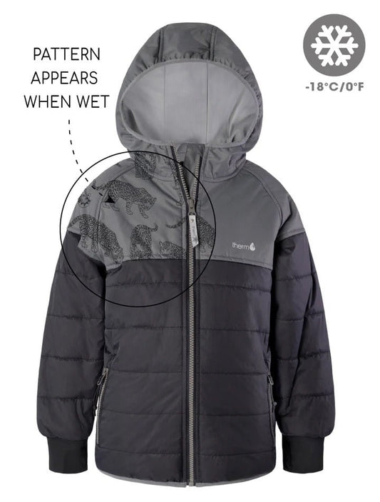 Hydracloud Puffer Jacket -Black | Waterproof Windproof Eco