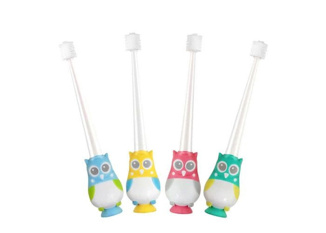 360 owl cylinder toothbrush 2yr+