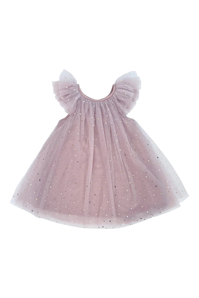 DOLLY® STARS & MOON ⭐️ 🌙 TULLE FAIRY DRESS dusty violet