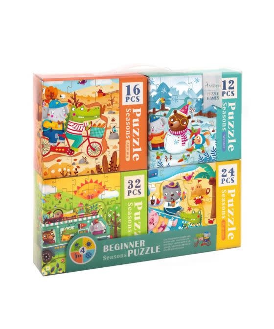 Mideer 4pk Puzzle (Seasons)