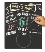 Baby's Monthly Milestone Chalkboard