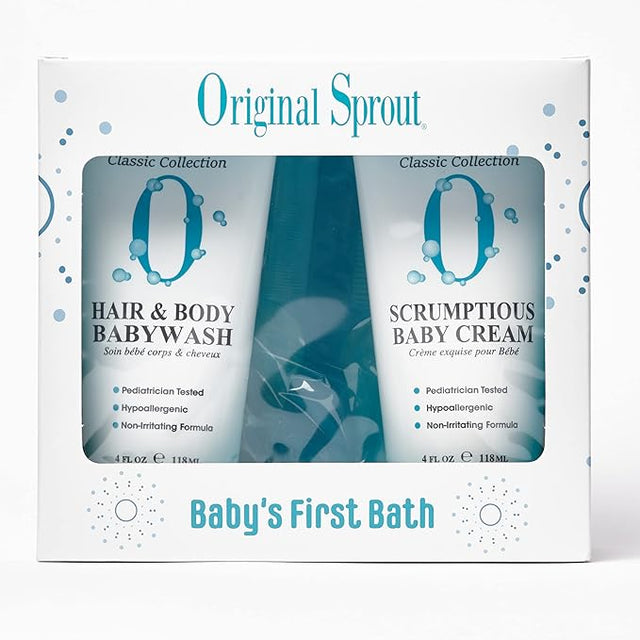 Original Sprout's Baby’s First Bath Set