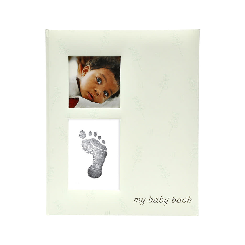 Pearhead Baby Book - My Baby Book (Green)