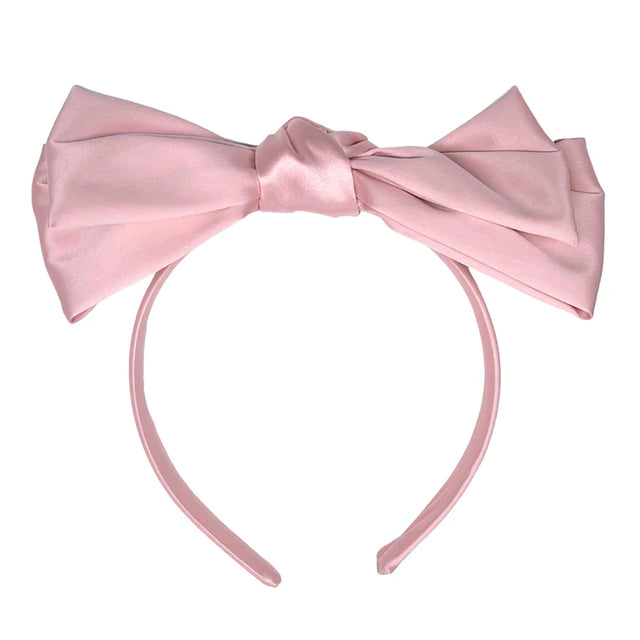 Rockahula Blush Bow Satin Headband