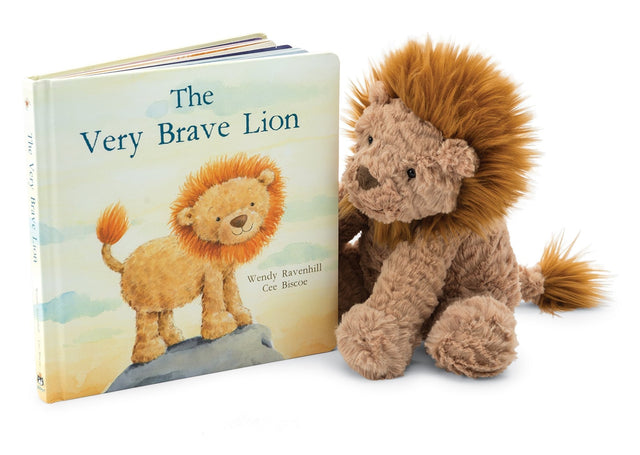 Jellycat 'The Very Brave Lion' Book