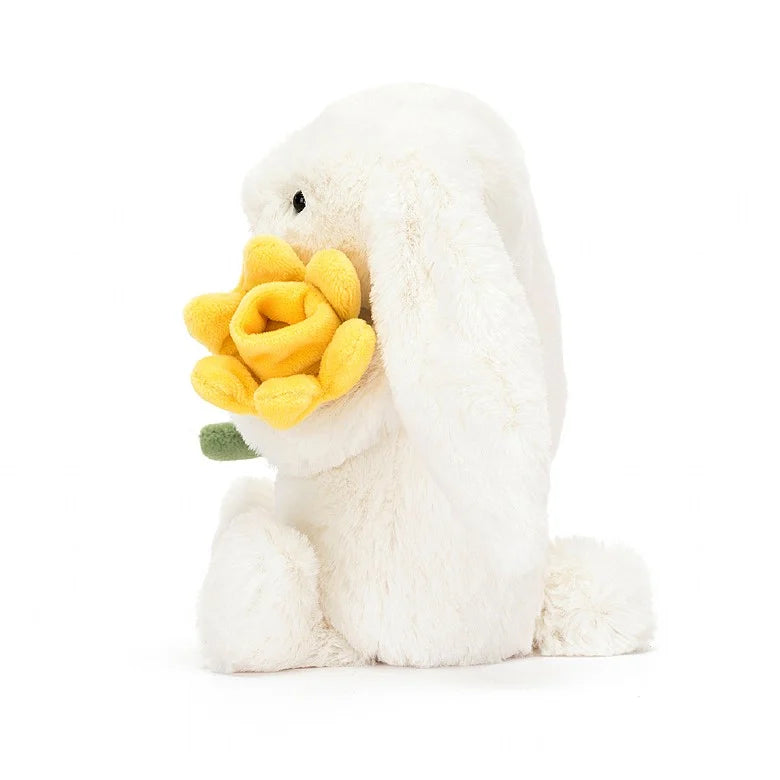 Jellycat Bashful Bunny With Daffodil Little