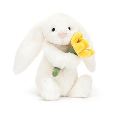 Jellycat Bashful Bunny With Daffodil Little