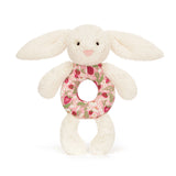 Jellycat Blossom Cream Bunny 'Berry' Ring Rattle