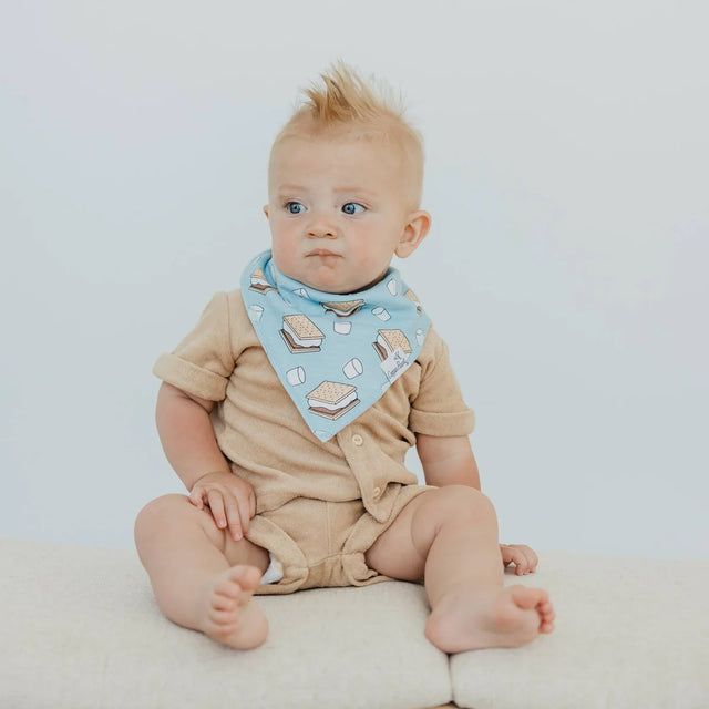 Copper Pearl Baby Bandana Bibs -  Bridger