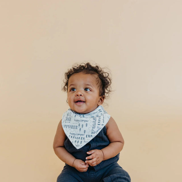 Copper Pearl Baby Bandana Bibs -  Bridger