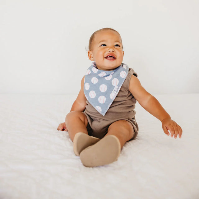 Copper Pearl Baby Bandana Bibs - Slugger