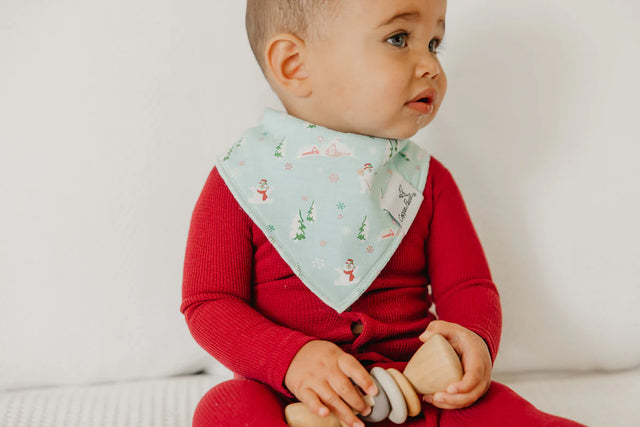 Copper Pearl Baby Bandana Bibs - Christmas Classics