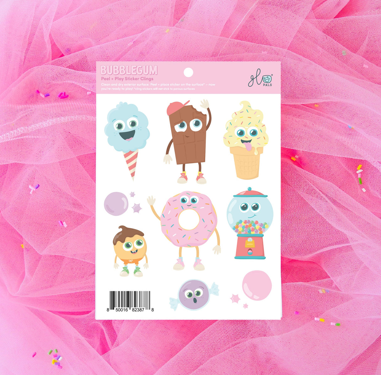 Glo Pals Peel + Play Cling Stickers