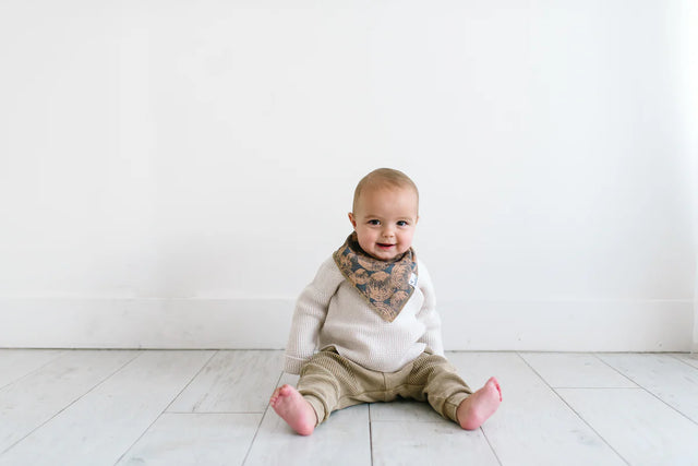 Copper Pearl Baby Bandana Bibs -  Lumberjack