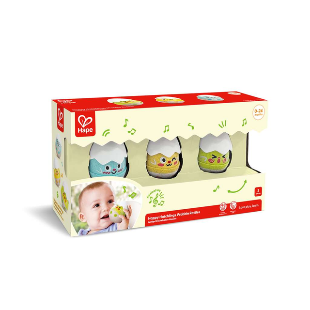 Hape Happy Hatchlings Wobble Rattles