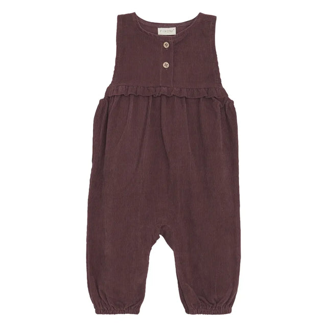 Fixoni Corduroy Romper - Plum