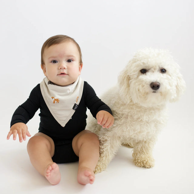 Kyte Baby Bib in Fluffy Dog