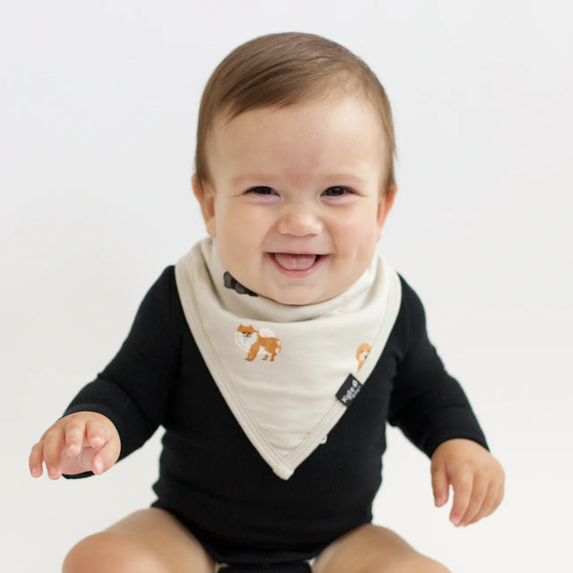 Kyte Baby Bib in Fluffy Dog