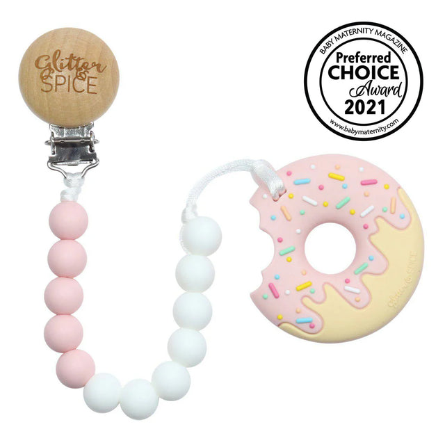 Glitter and Spice - Donut Silicone Teether