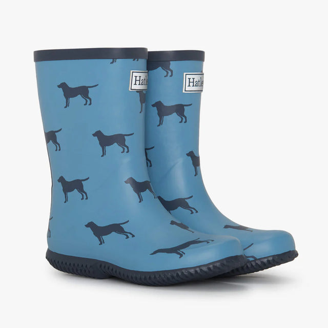 Hatley Preppy Dogs Packable Rain Boots