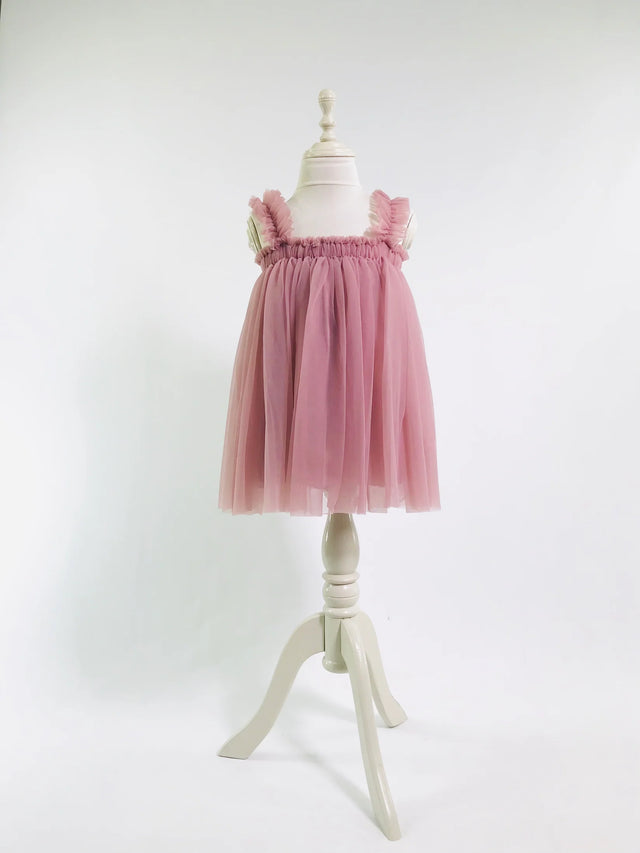 DOLLY 2 WAY TUTU DRESS BEACH COVER UP mauve