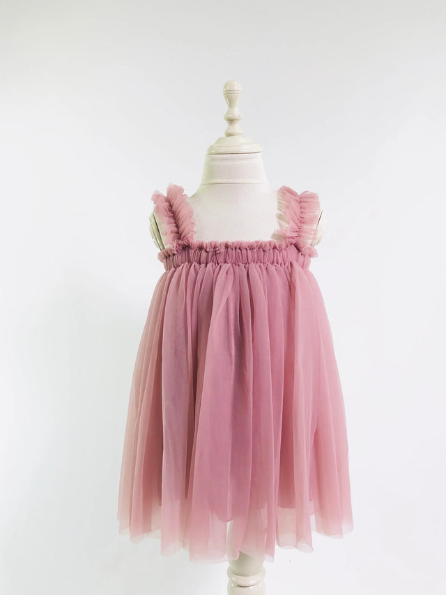 DOLLY 2 WAY TUTU DRESS BEACH COVER UP mauve