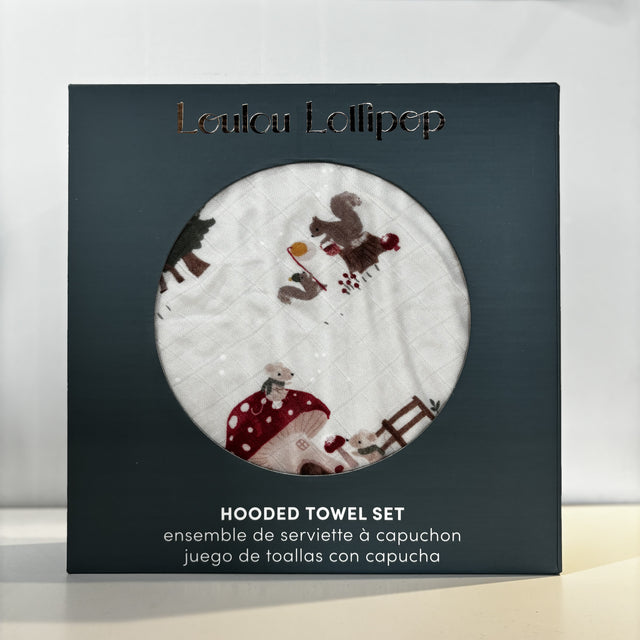 Loulou Lollipop Hooded Towel Set - Forest Families