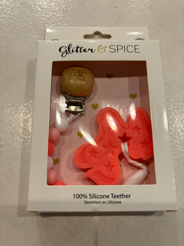 Glitter & Spice Teether - Rose