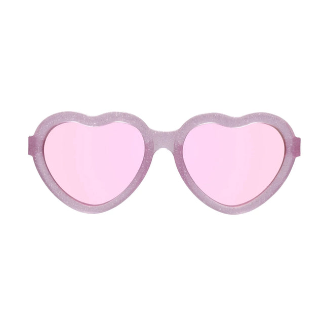 Babiators - Non-Polarized Mirrored Heart Sunglasses | Sparkle Squad